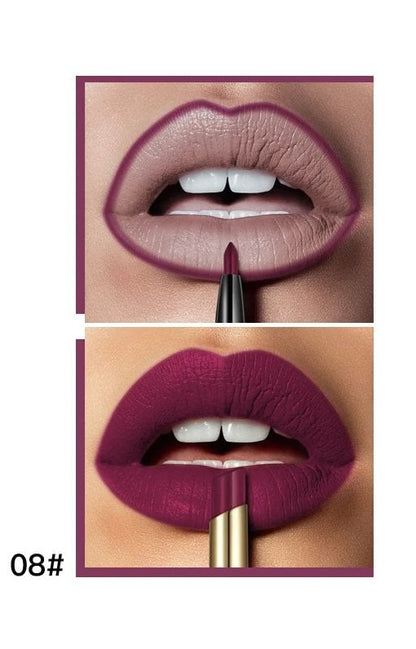 16 Color Long Lasting Lipstick + Lip Liner Combo
