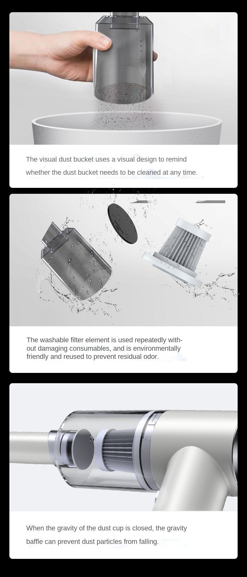 Wireless Handheld Car Vacuum Cleaner