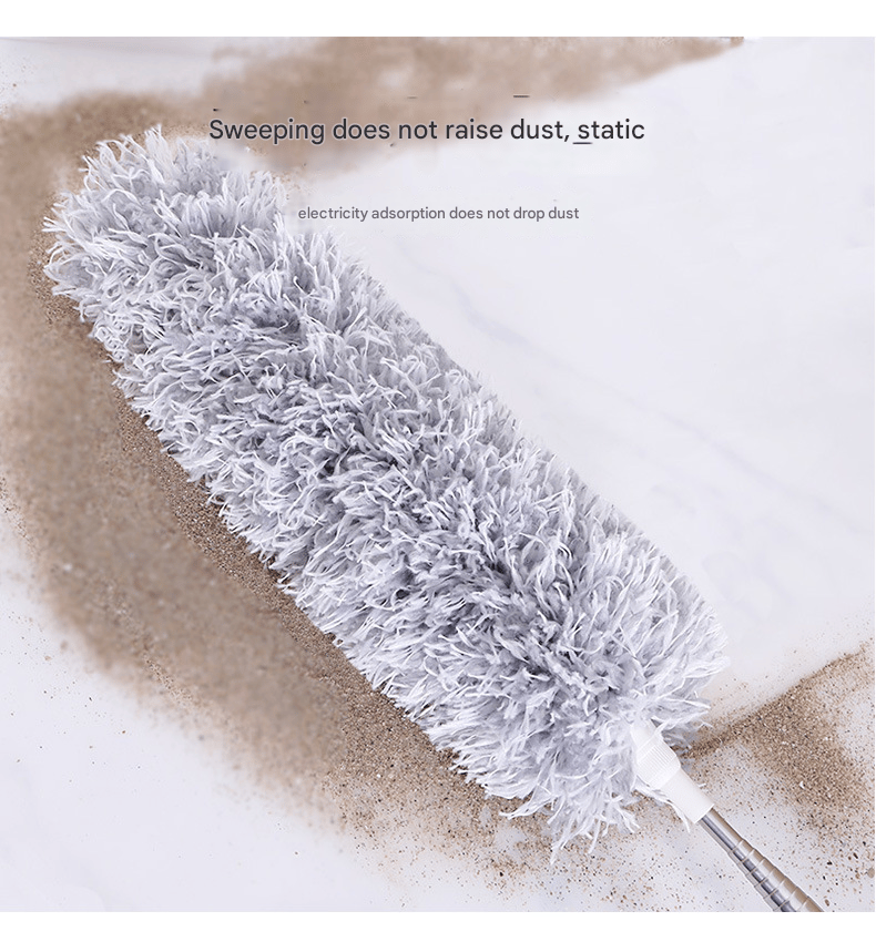 Retractable Washable Curved Microfiber Duster