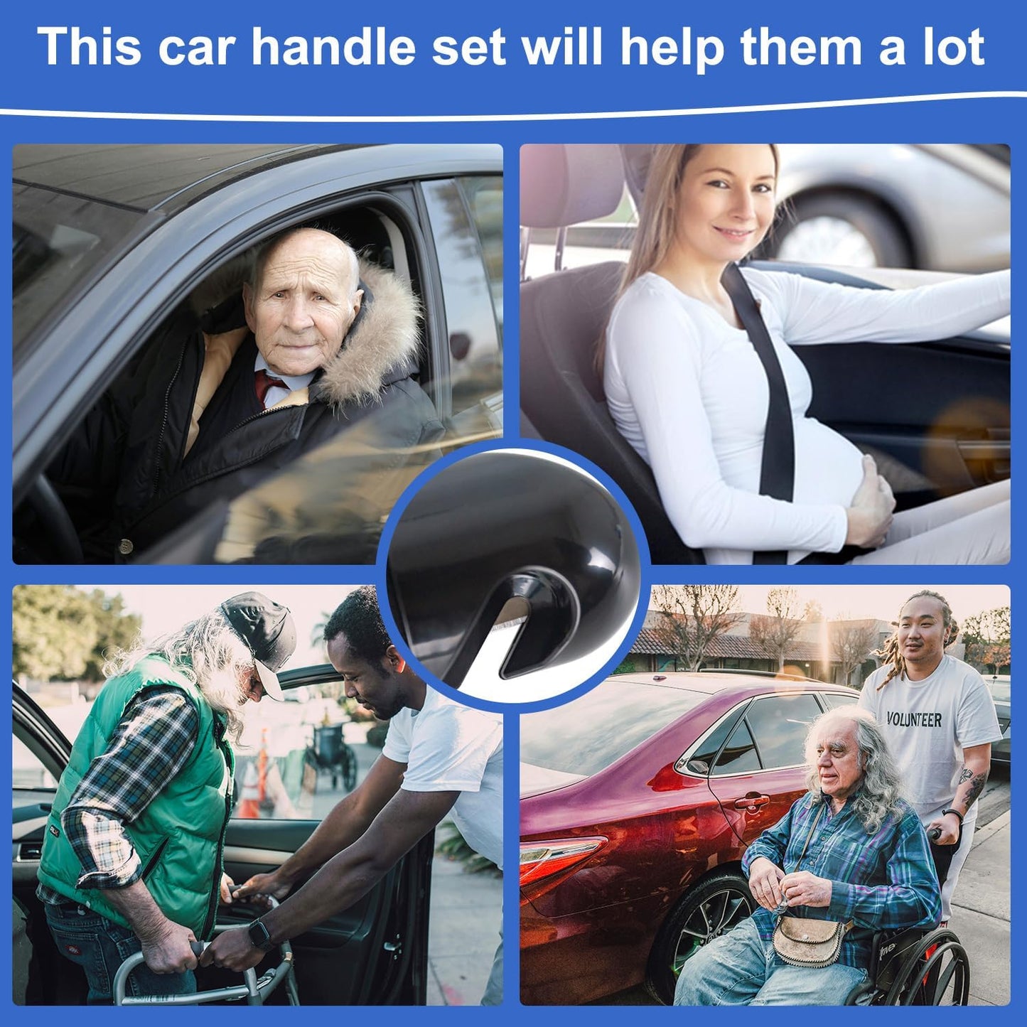 3 in 1 Car Door Handle for Elderly