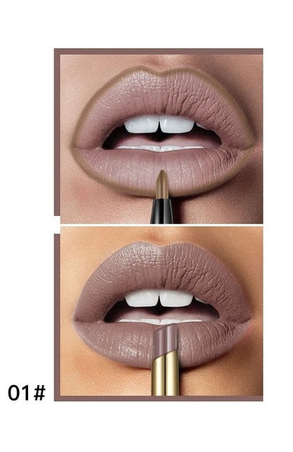 16 Color Long Lasting Lipstick + Lip Liner Combo