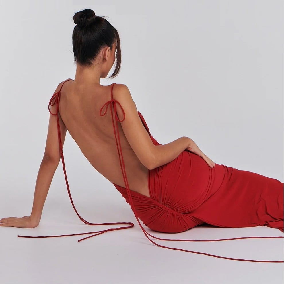 🖤 Bodycon Maxi Dress