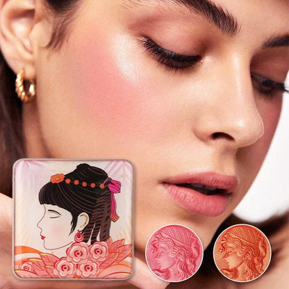 🔥Embossed Smooth Powder Blush Palette for Cheeks