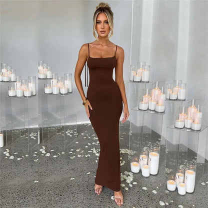 🖤 Bodycon Maxi Dress