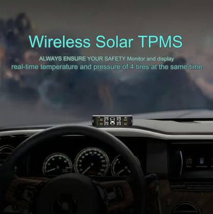 Solar Powered Car Tire Pressure Monitoring Tool