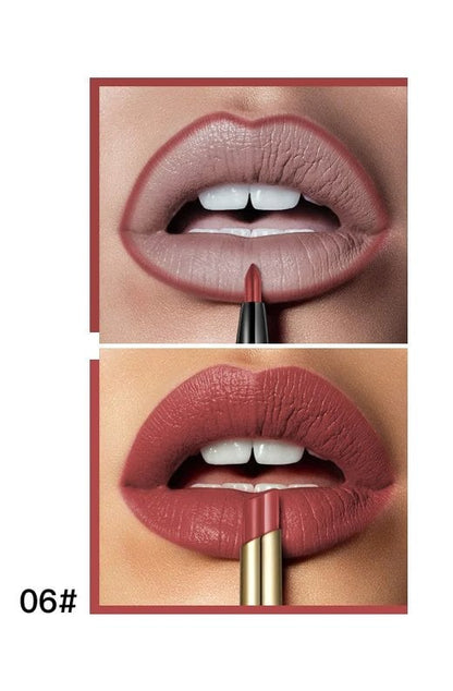 16 Color Long Lasting Lipstick + Lip Liner Combo