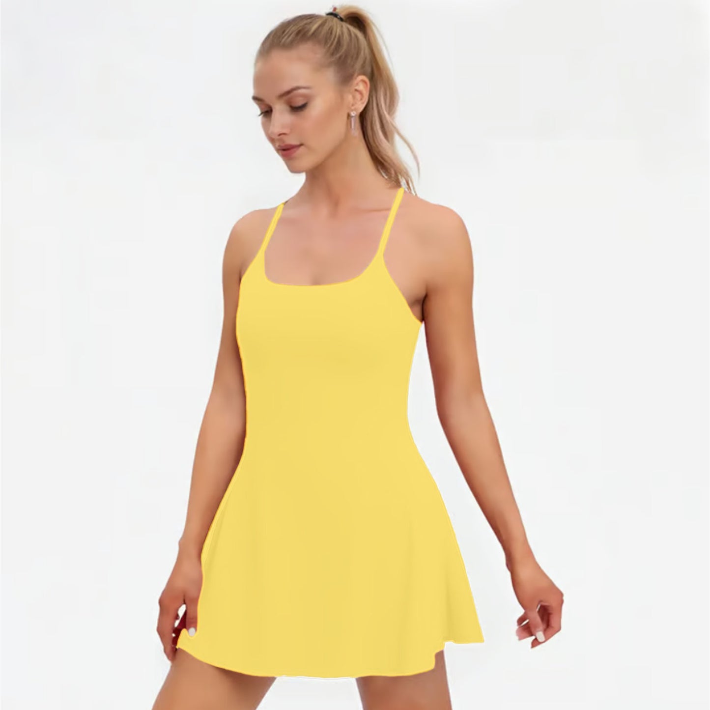 Plush Backless Active Dress-Easy Peezy Edition-UPF50+