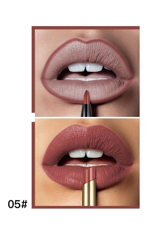 16 Color Long Lasting Lipstick + Lip Liner Combo