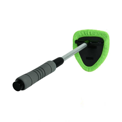 Microfiber Car Windshield Cleaning Tool with Extendable Handle