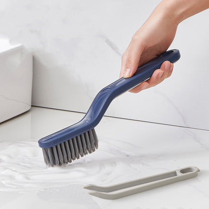 Multifunctional floor seam brush