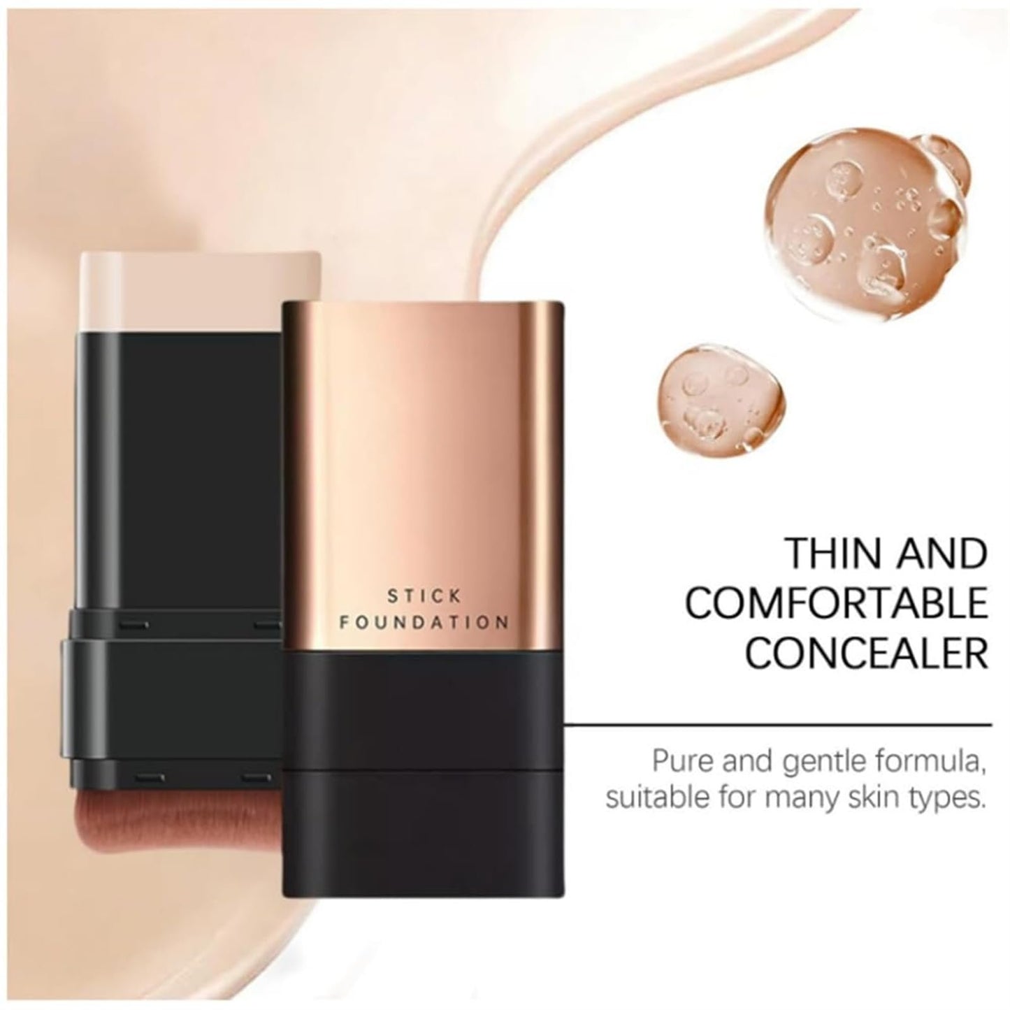 🔥2 in 1- Luxury Anti-Wrinkle Foudation Stick