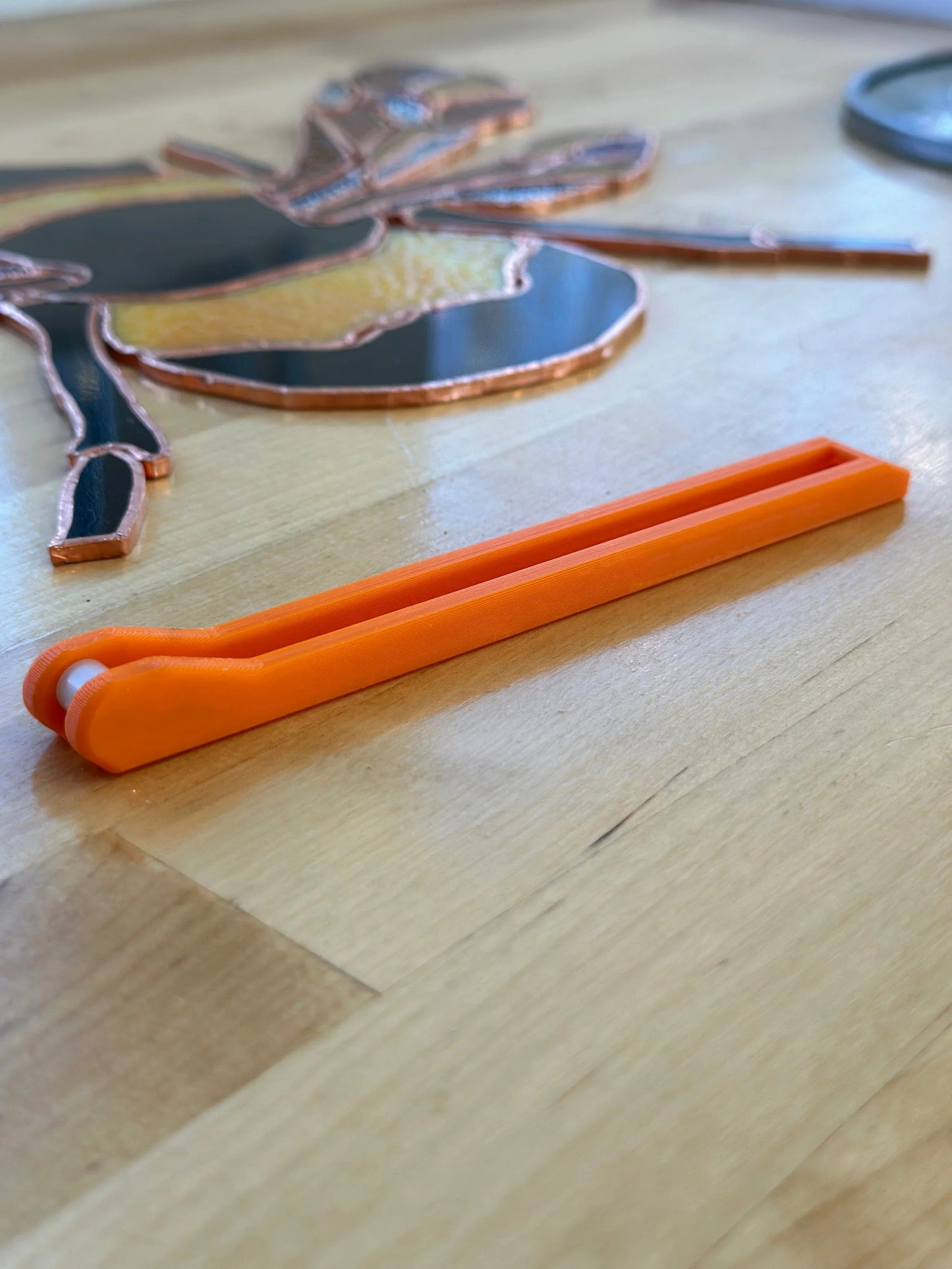 Hand foiler 7/32" for stained glass copper foiling tool