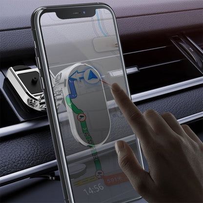 New Alloy Folding Magnetic Car Phone Holder