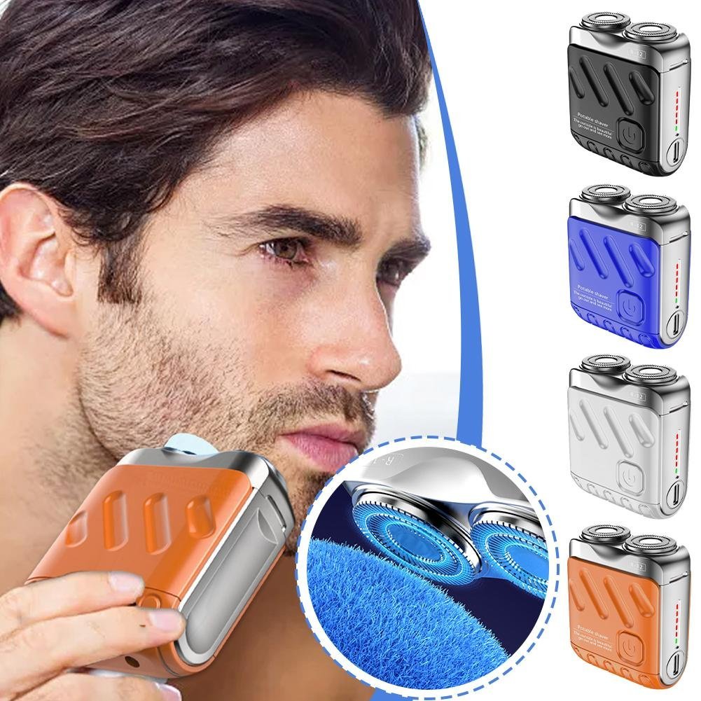 🎁Portable Rotary Dual Ring Electric Shaver