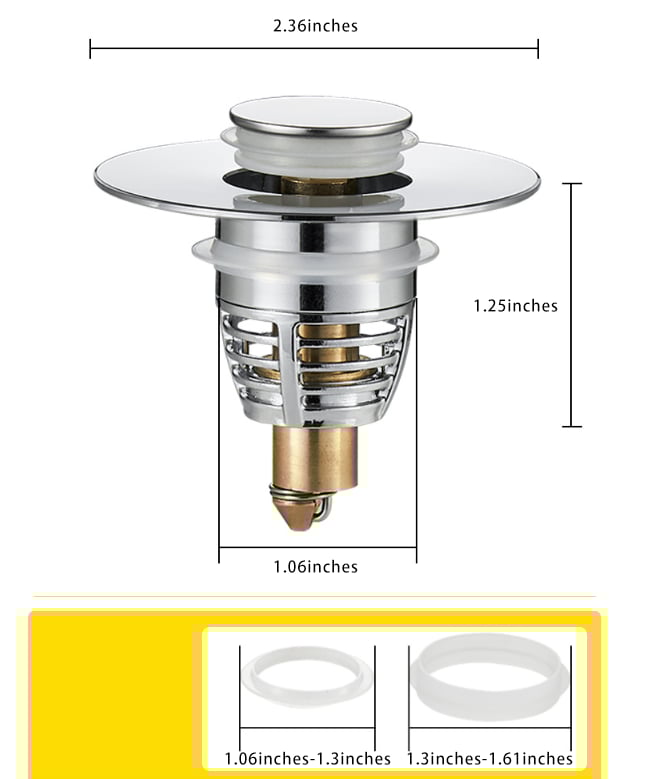 HOT SUMMER HOT SALE 44% OFF-Universal washbasin water head leaking stopper