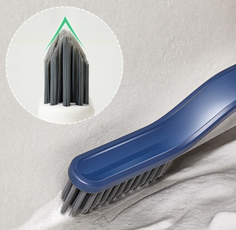 Multifunctional floor seam brush