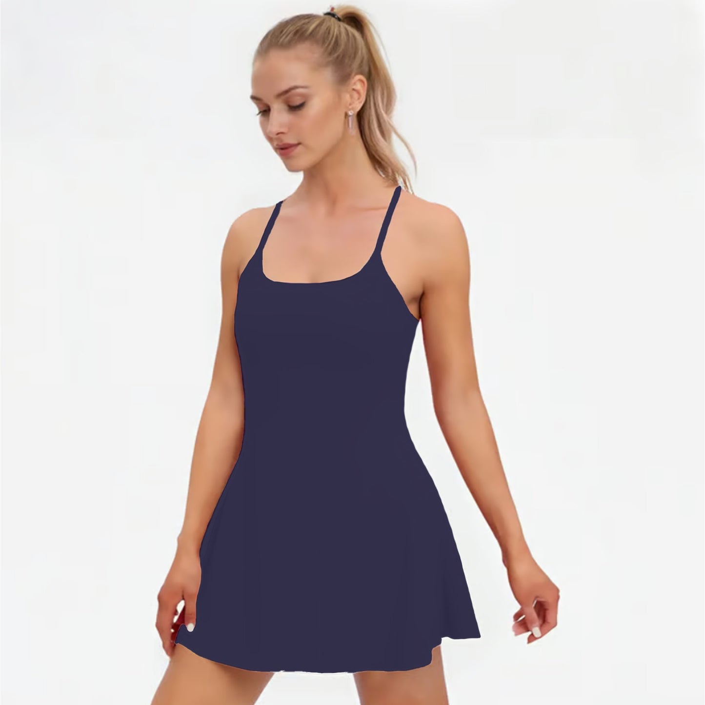 Plush Backless Active Dress-Easy Peezy Edition-UPF50+