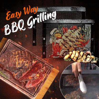 Reusable Non-Stick BBQ Mesh Grilling Bags