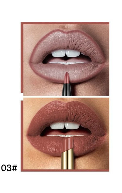 16 Color Long Lasting Lipstick + Lip Liner Combo