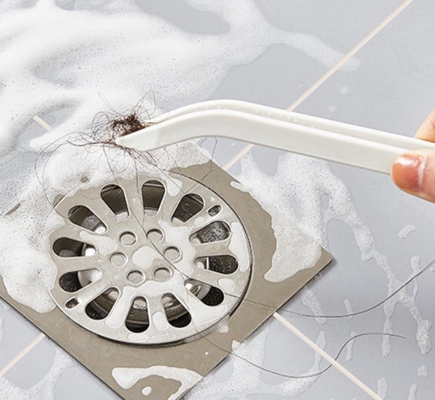 Multifunctional floor seam brush