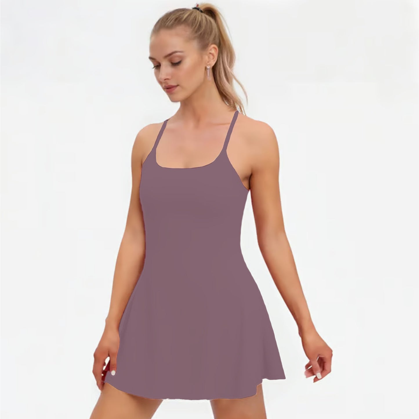 Plush Backless Active Dress-Easy Peezy Edition-UPF50+