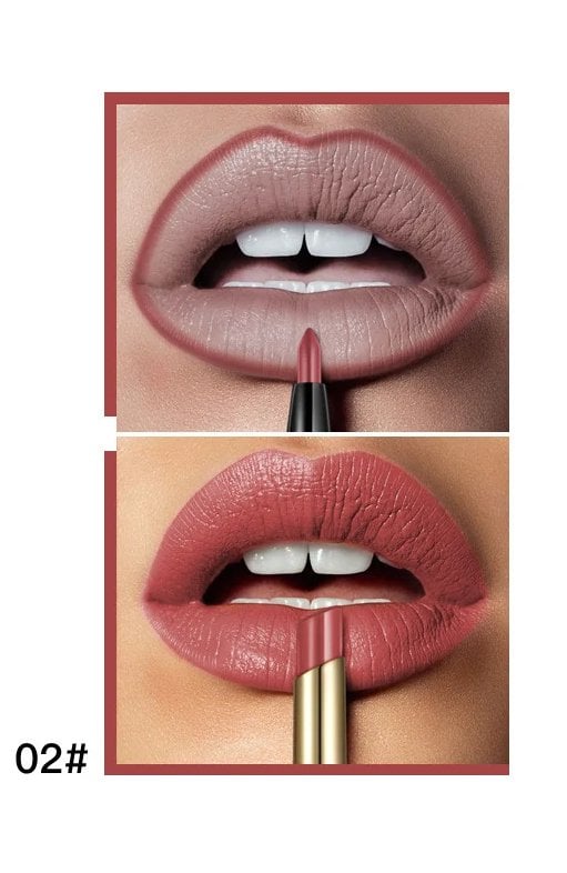 16 Color Long Lasting Lipstick + Lip Liner Combo