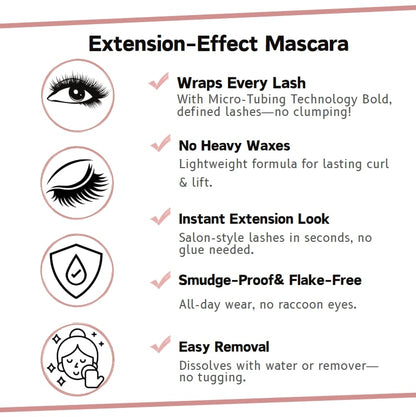 🎁LAST DAY BUY 1 GET 1 FREE🔥2025 Mascara black & brown duo for lash makeup