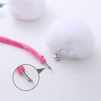 Hanging Spring Plush Cat Toy