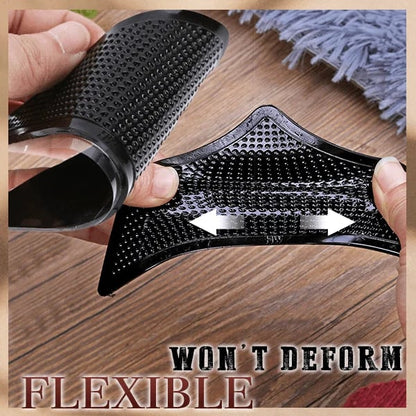 Rubber Anti Curling Non Slip Skid Pads - 8pc Set