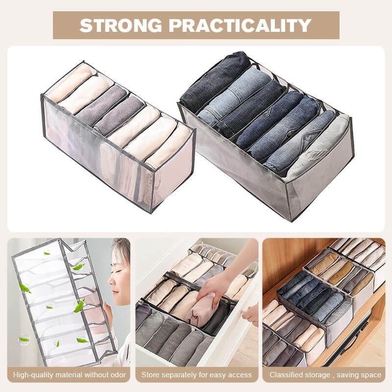 🔥   49% OFF🔥🔥Wardrobe Clothes Organizer & Buy 6 Get Extra 49% OFF