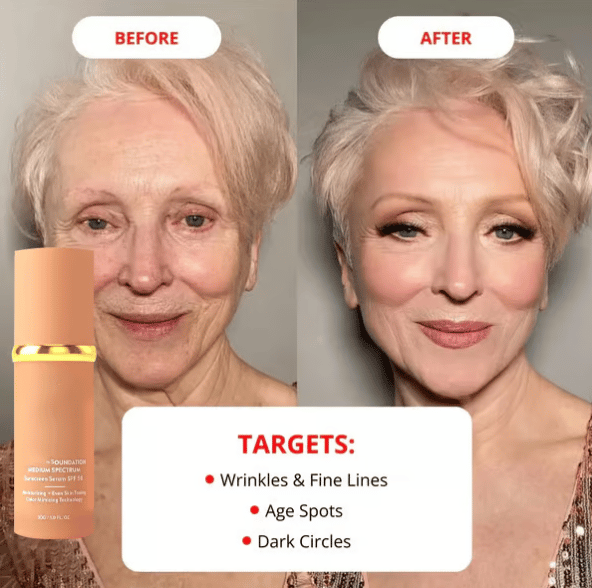 💖 Achieve Flawless Skin ✨Foundation 4 in 1 - Light Spectrum