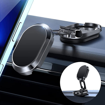New Alloy Folding Magnetic Car Phone Holder