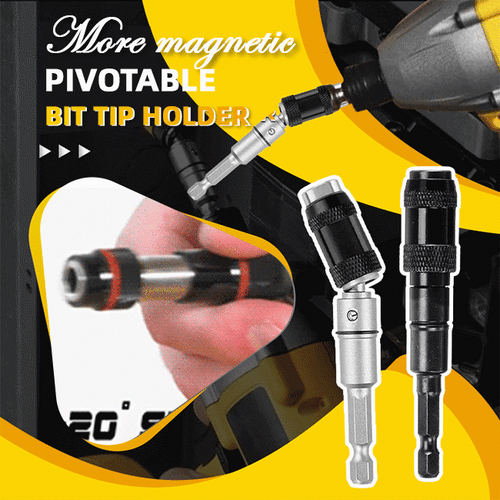 Magnetic swiveling bit tip holder - Buy 3 Get 2 Free