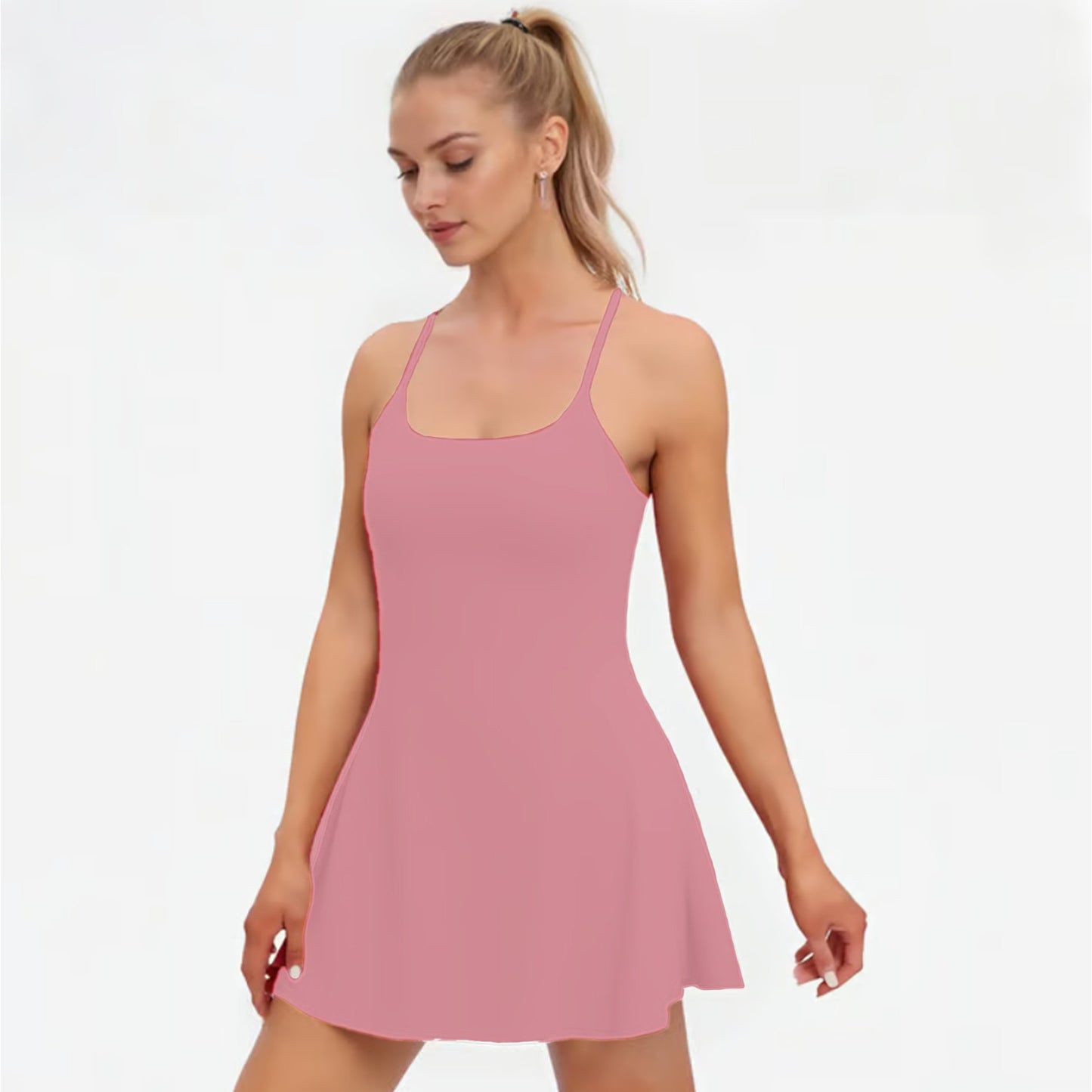 Plush Backless Active Dress-Easy Peezy Edition-UPF50+