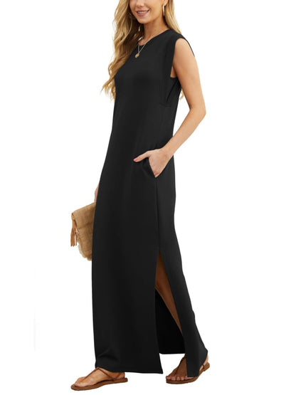 🔥Casual Loose Split Wrinkle-Free Dress