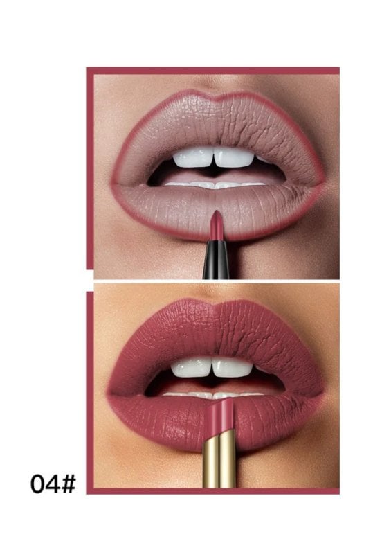 16 Color Long Lasting Lipstick + Lip Liner Combo