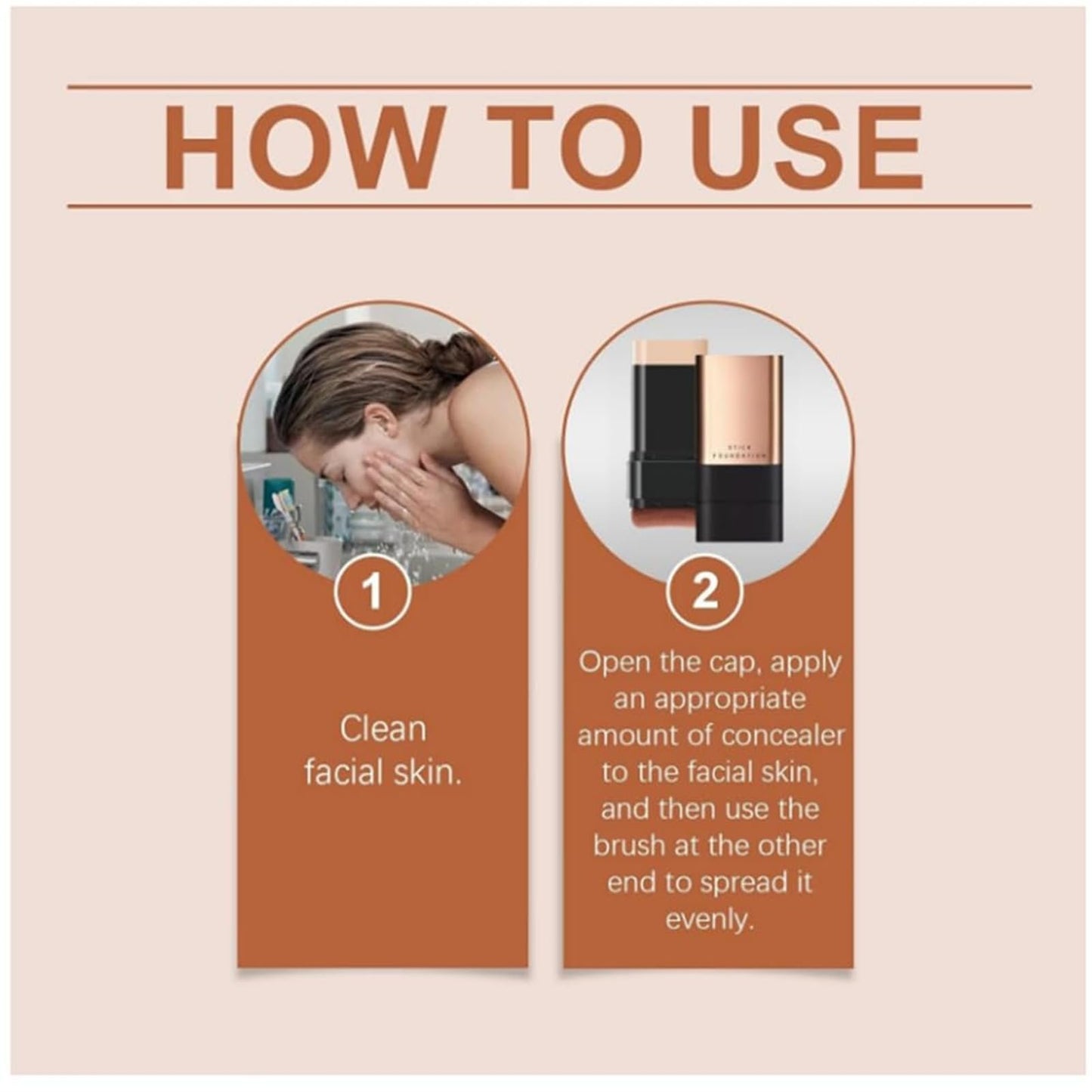 🔥2 in 1- Luxury Anti-Wrinkle Foudation Stick